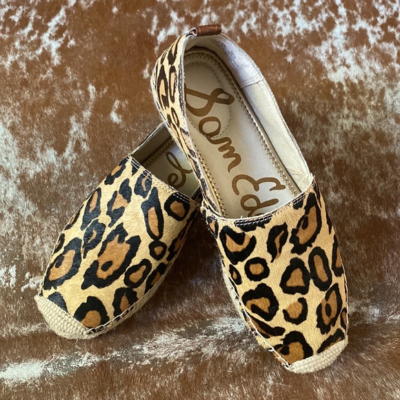 Sam Edelman Khloe Calf fur leopard slip-on - Picture 6 of 9